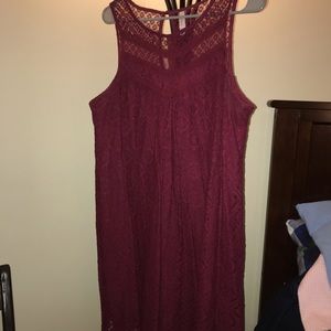 XXL maroon dress from Maurice’s